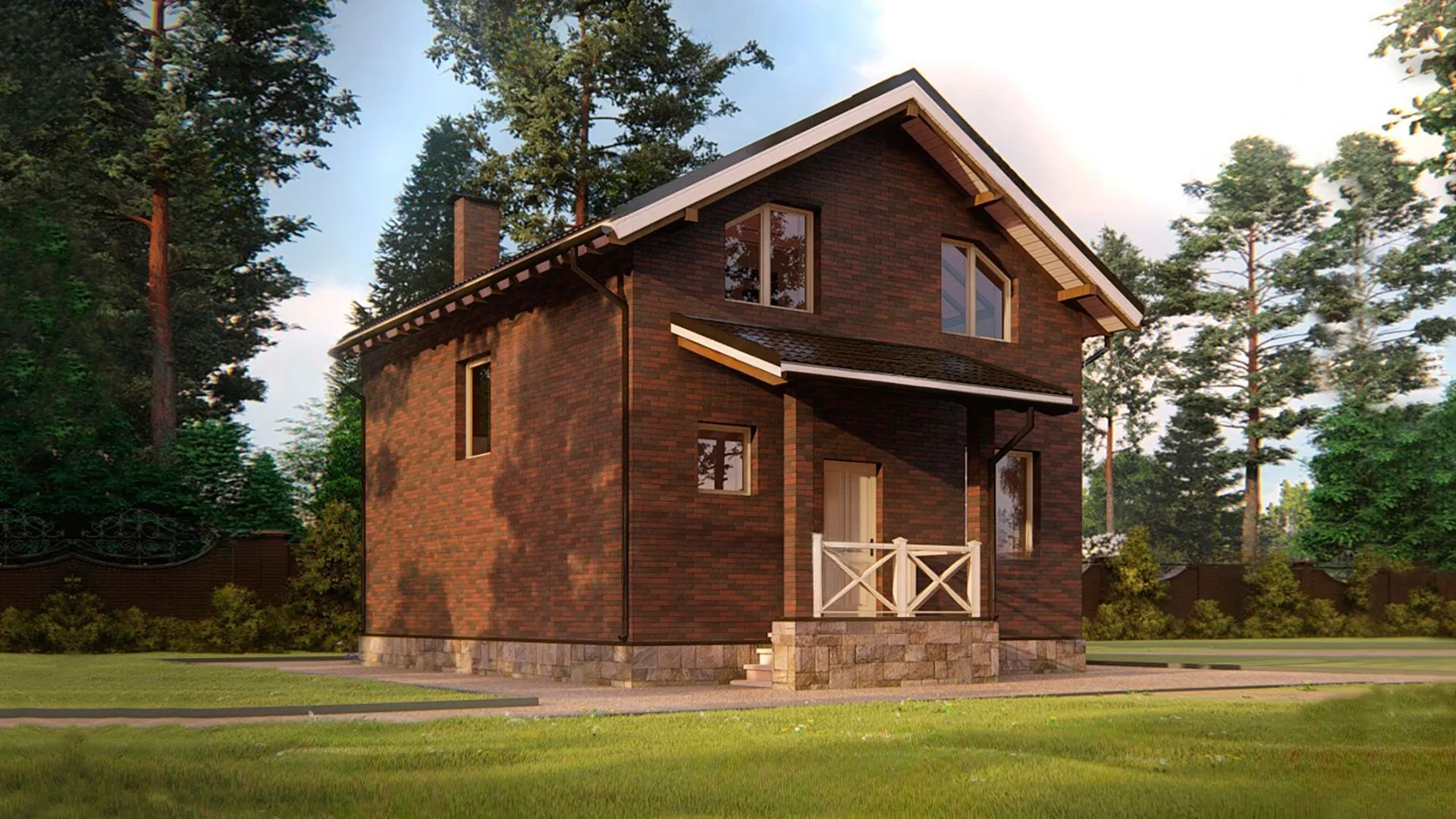 Дом из арболита №2