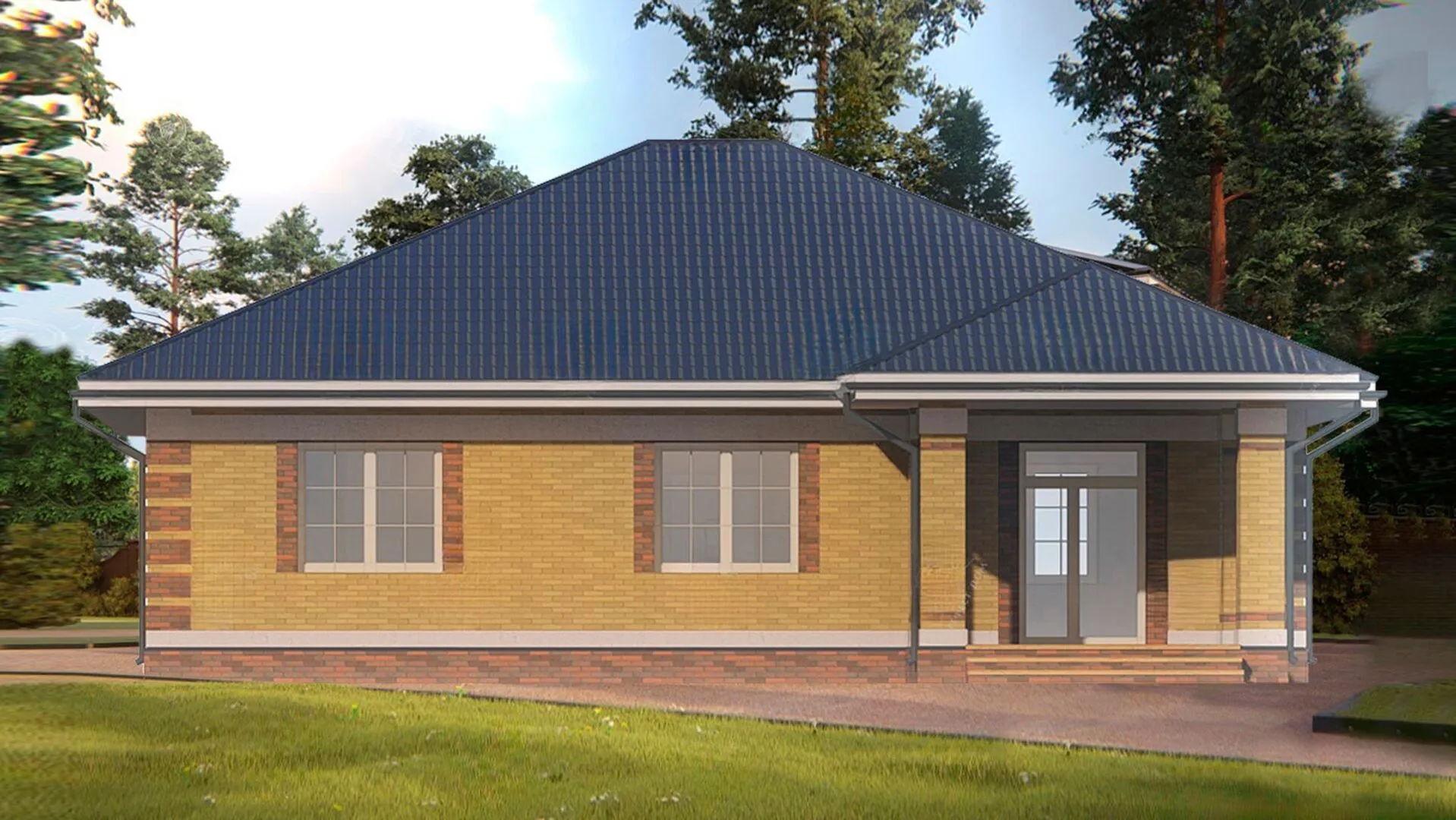 Дом из арболита №5