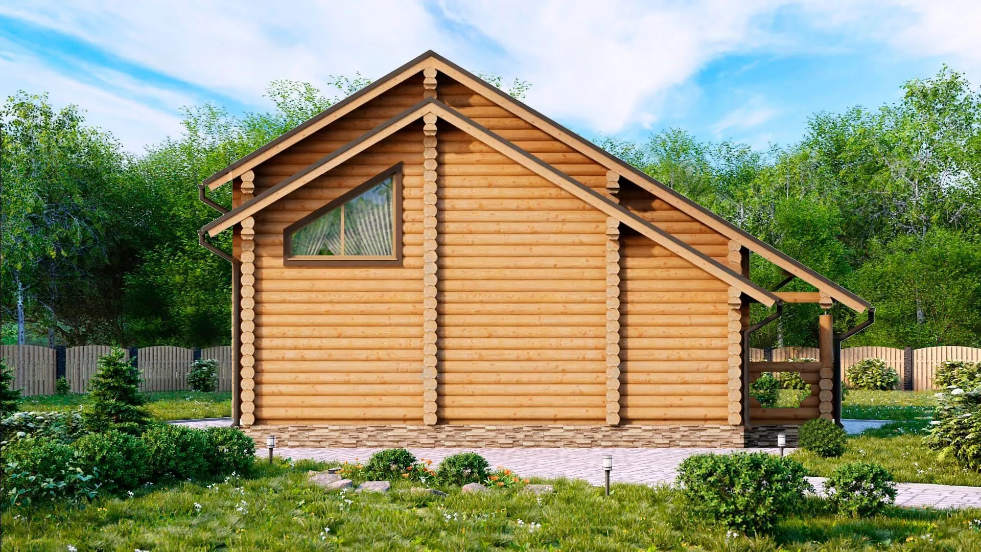 Дом из бревна №3