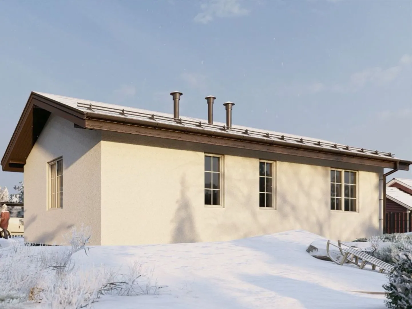 Одноэтажный дом 