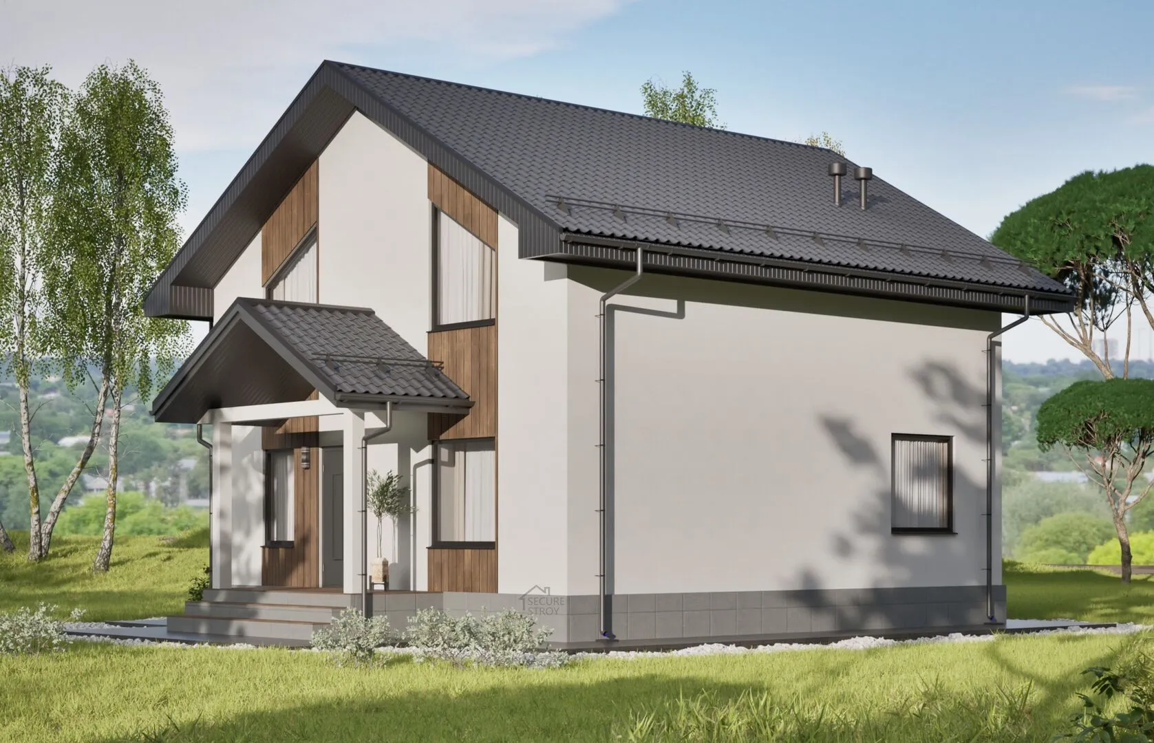 Двухэтажный дом SS-128