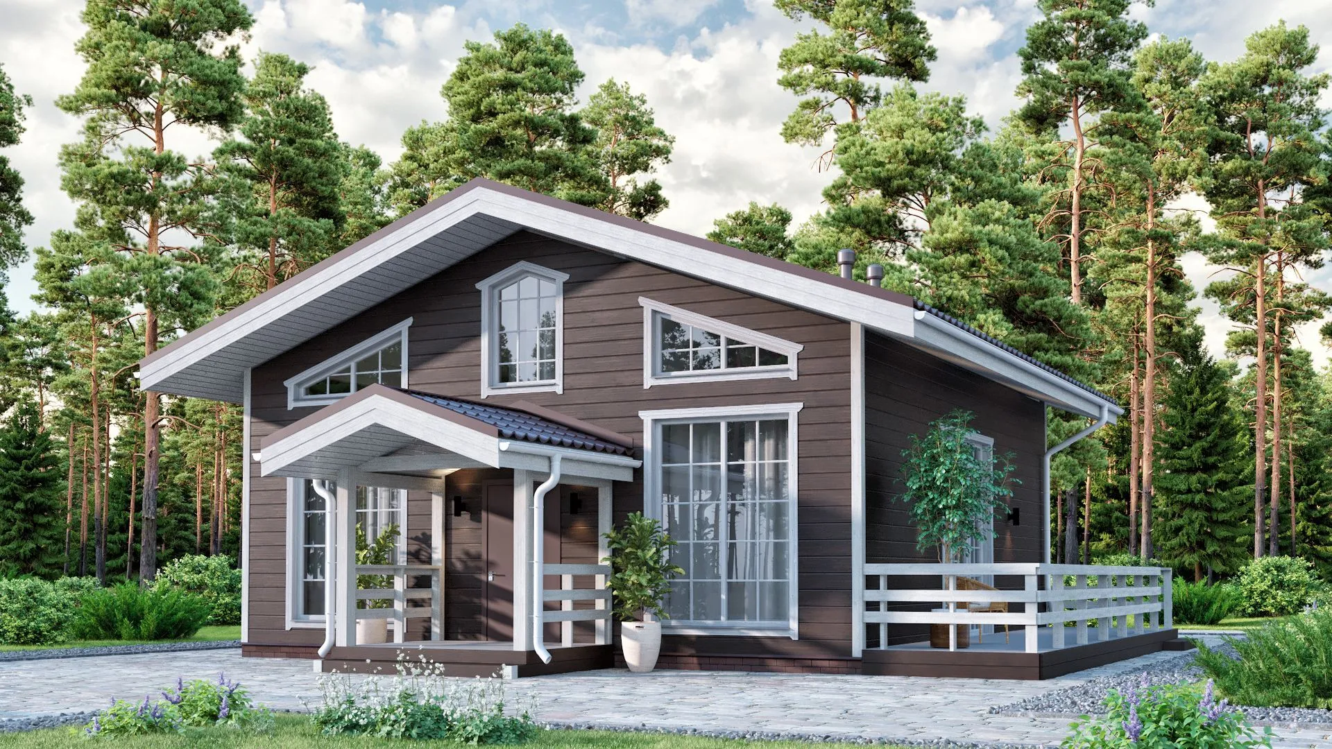 Загородный дом Б4