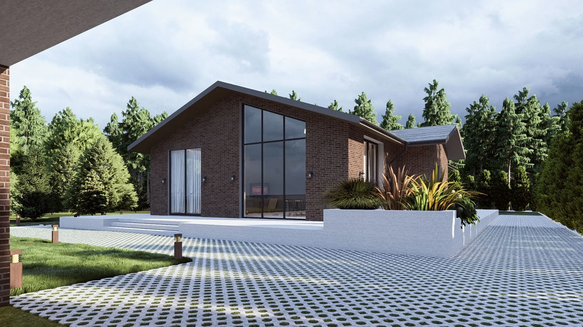 Дом с подвалом 