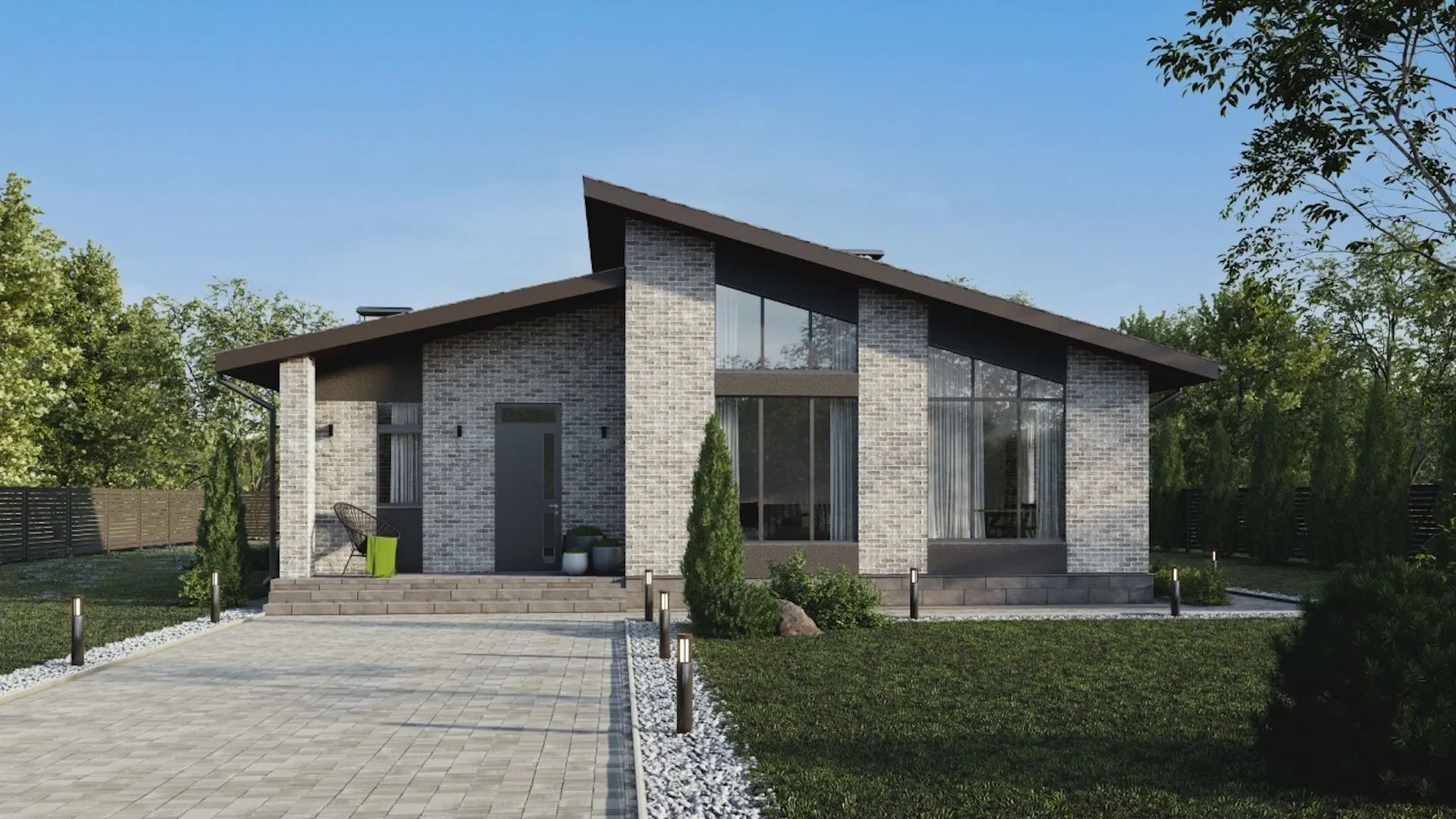 Одноэтажный дом 