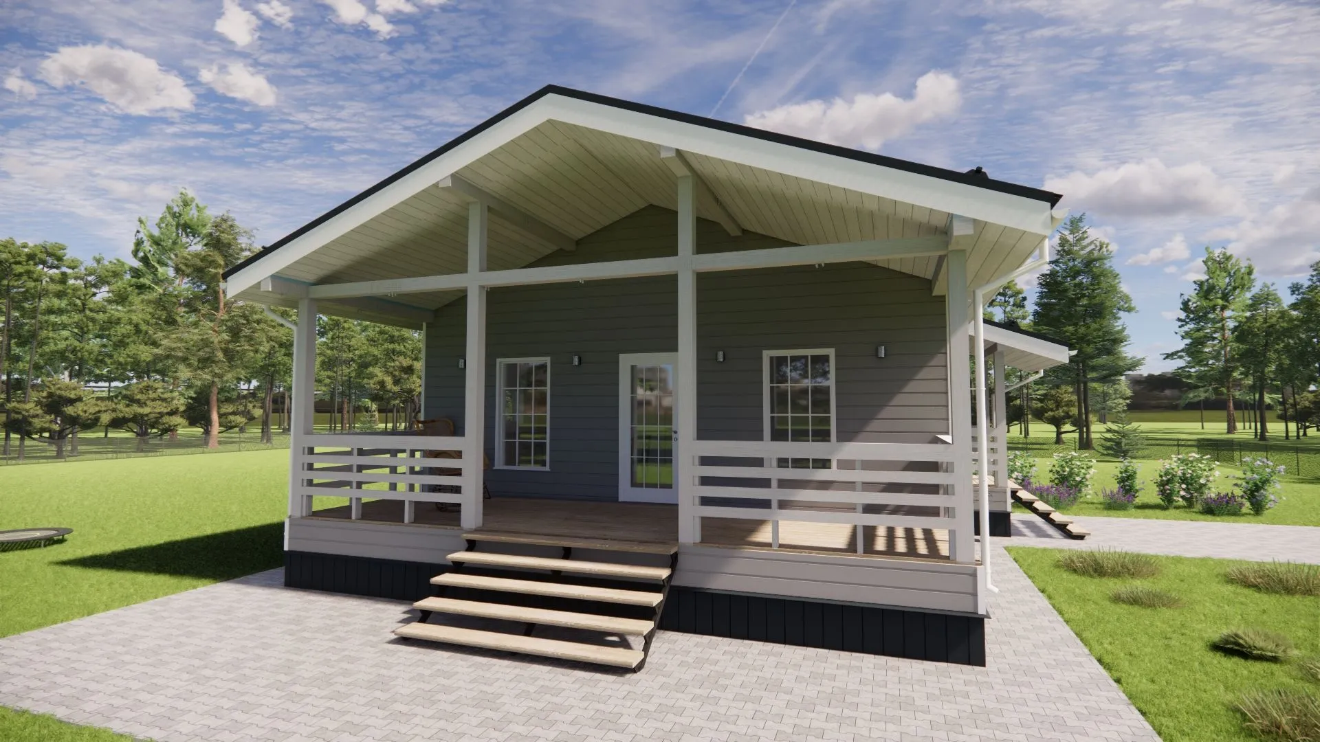 Проект загородного дома Ежевика 1-2-91