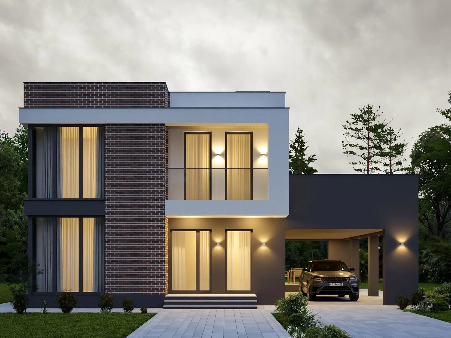 Двухэтажный дом БРАИТ-11