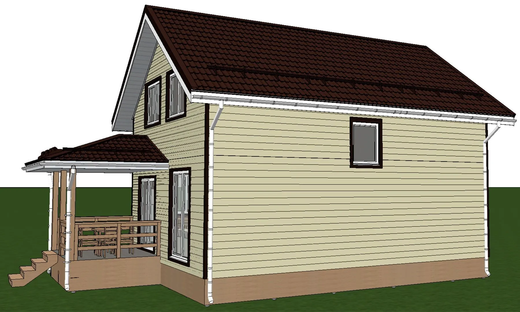 Каркасный дом Ретем 117