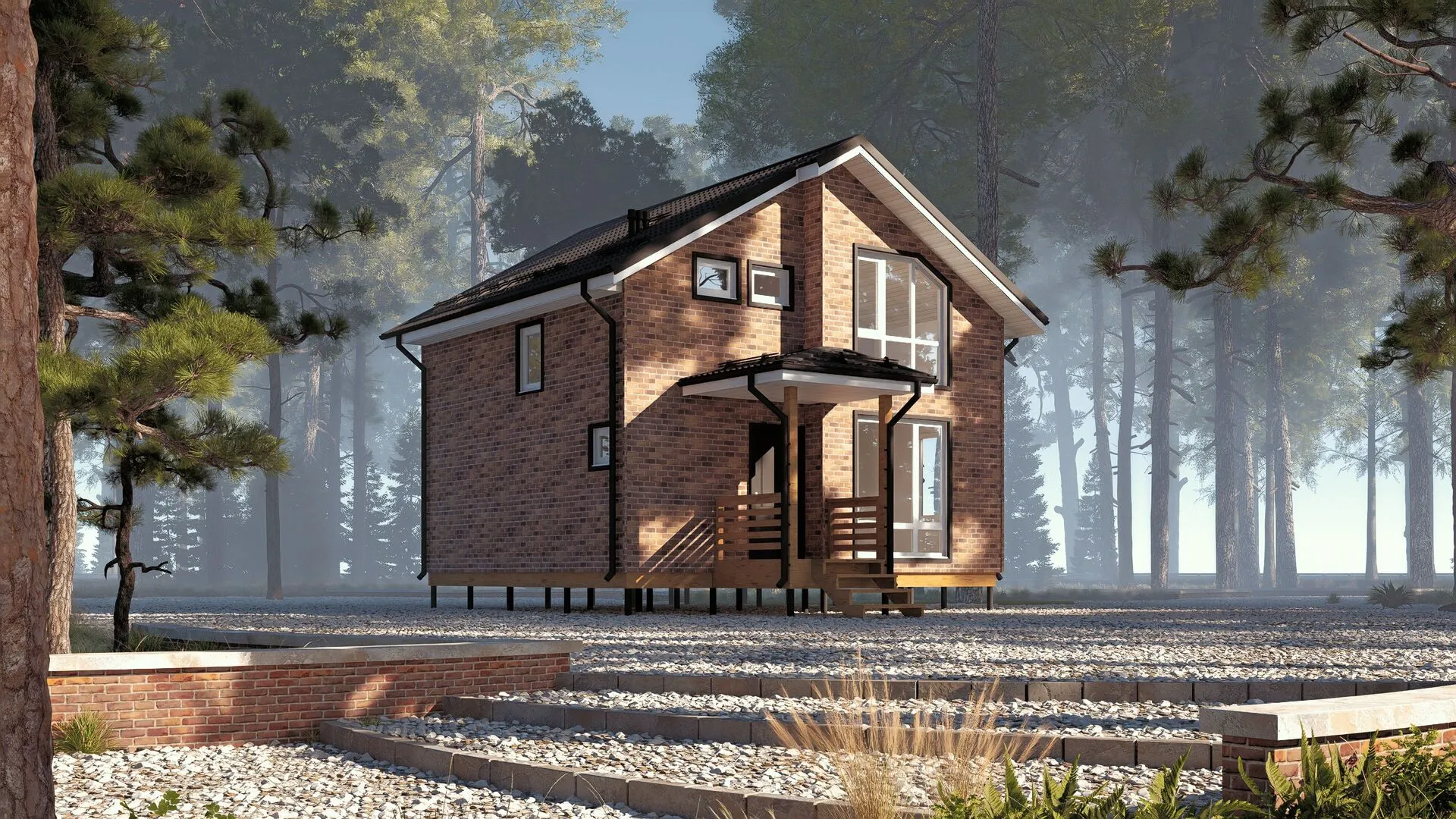 Каркасный дом Корнфилд 100