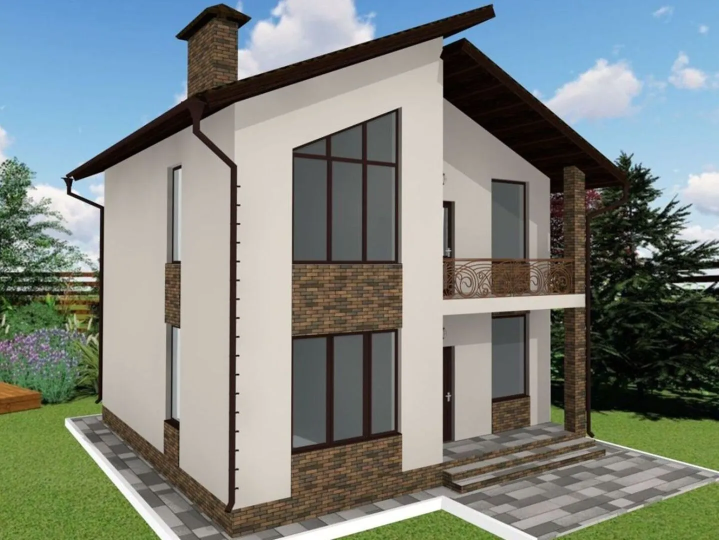 Двухэтажный дом 130 кв.м. РП-2