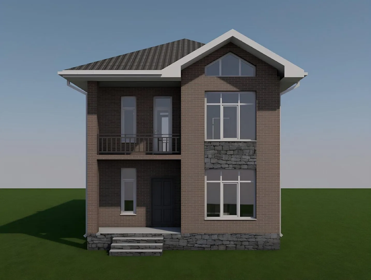 Проект двухэтажного дома 