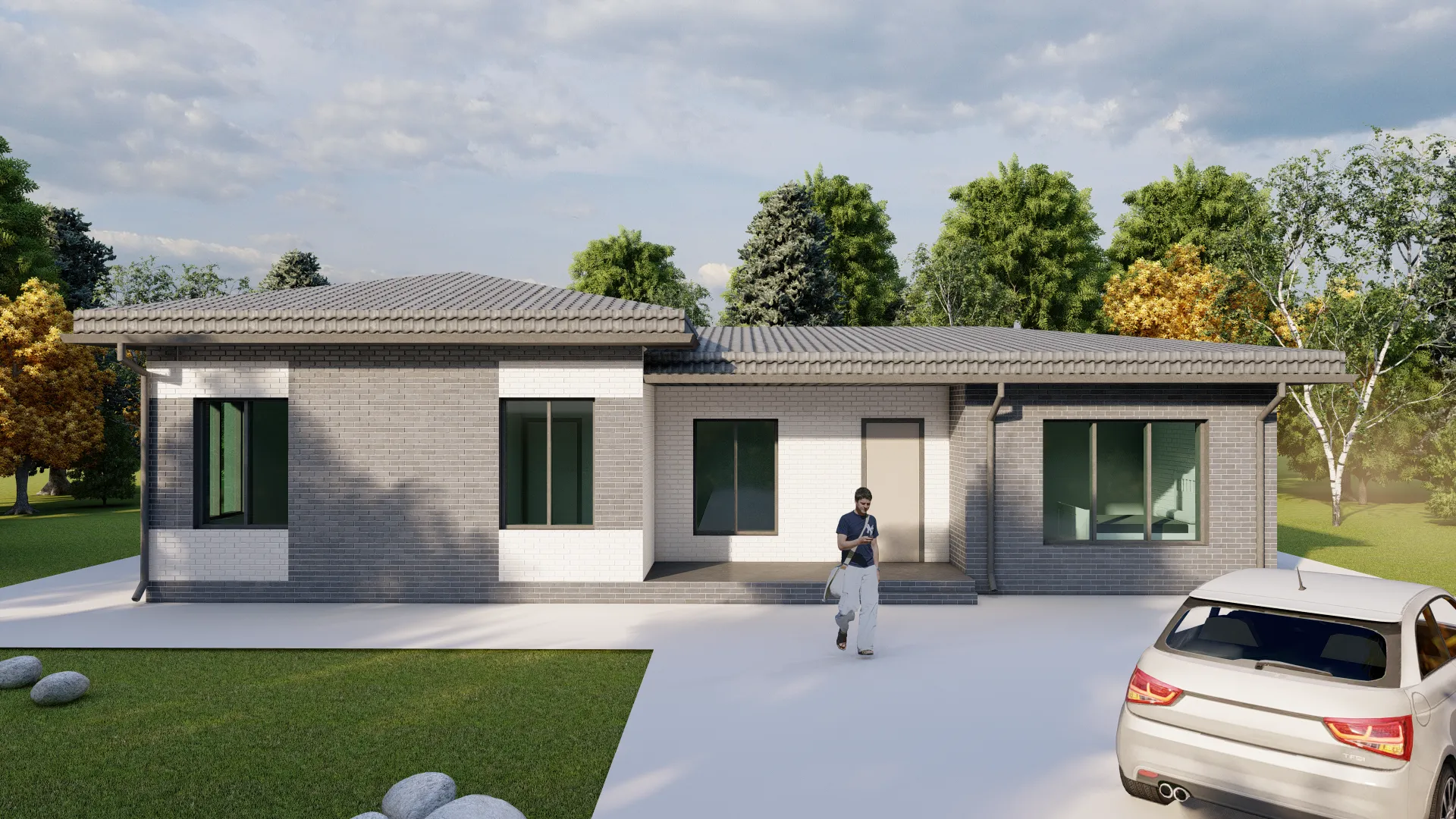 Е-146 Одноэтажный жилой дом