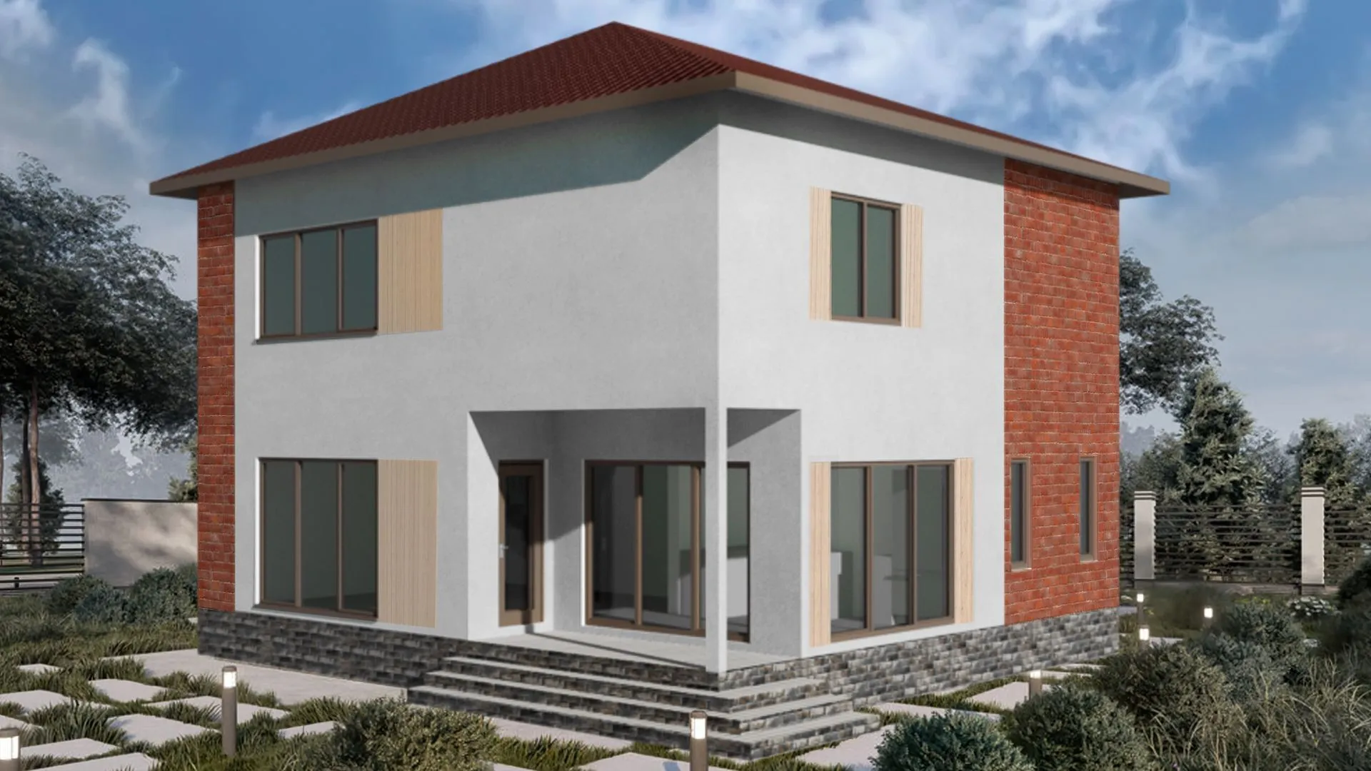 Двухэтажный дом Жилино