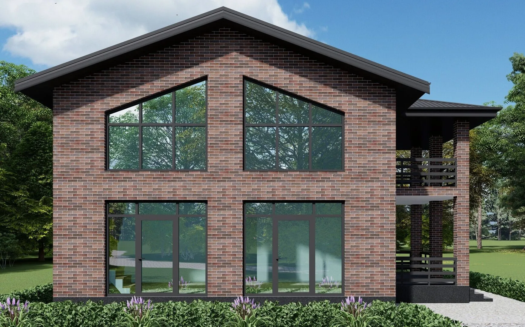 Двухэтажный жилой дом ЛЬЕЖ