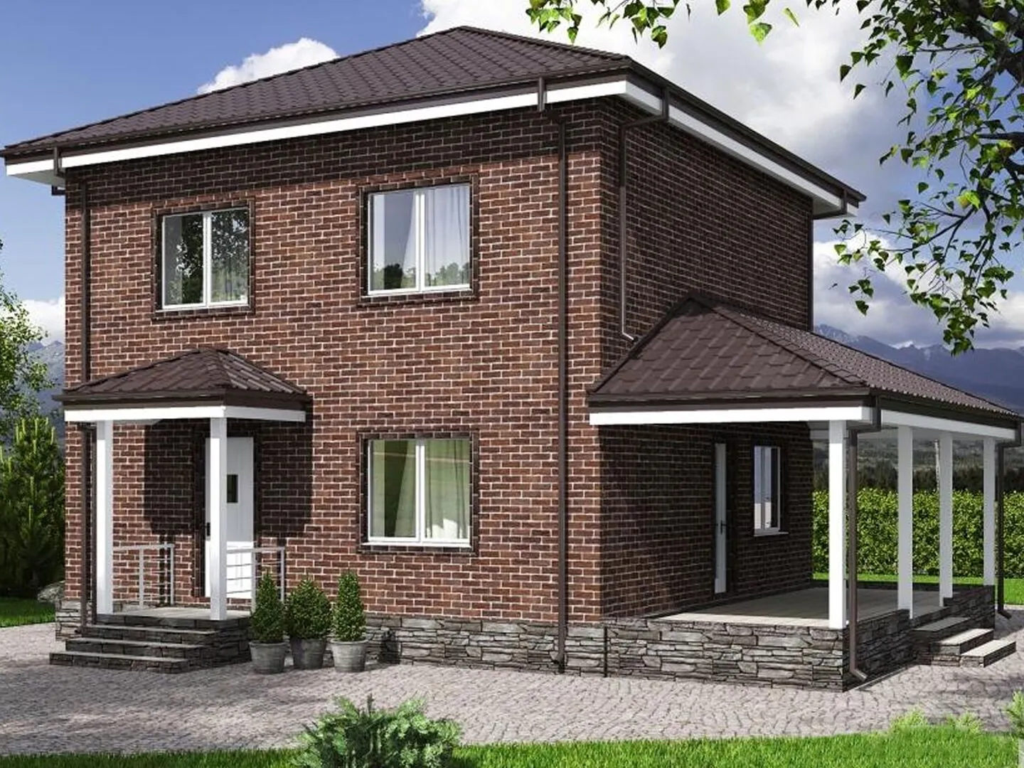 Двухэтажный дом Д2