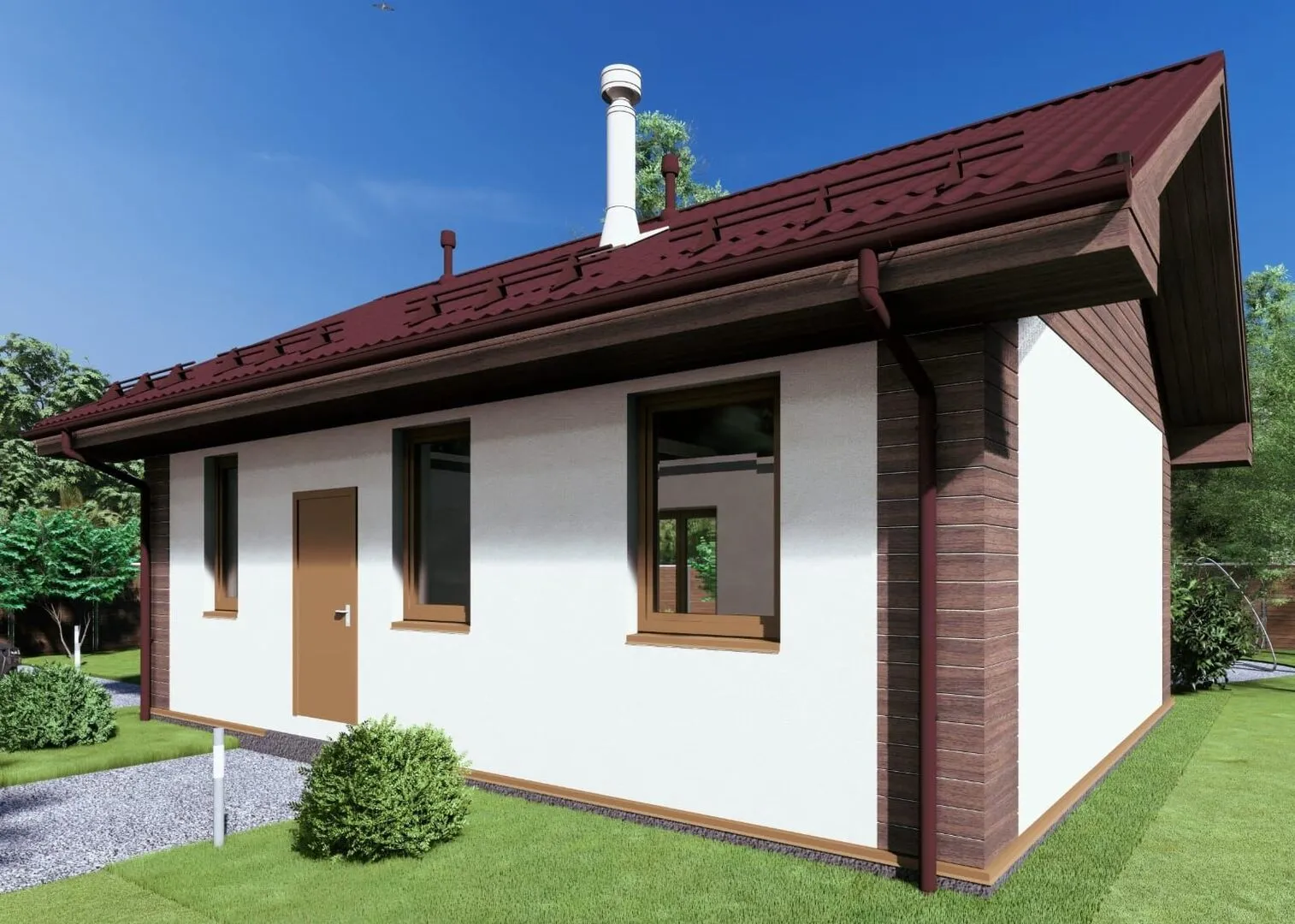 Одноэтажный дом З-01