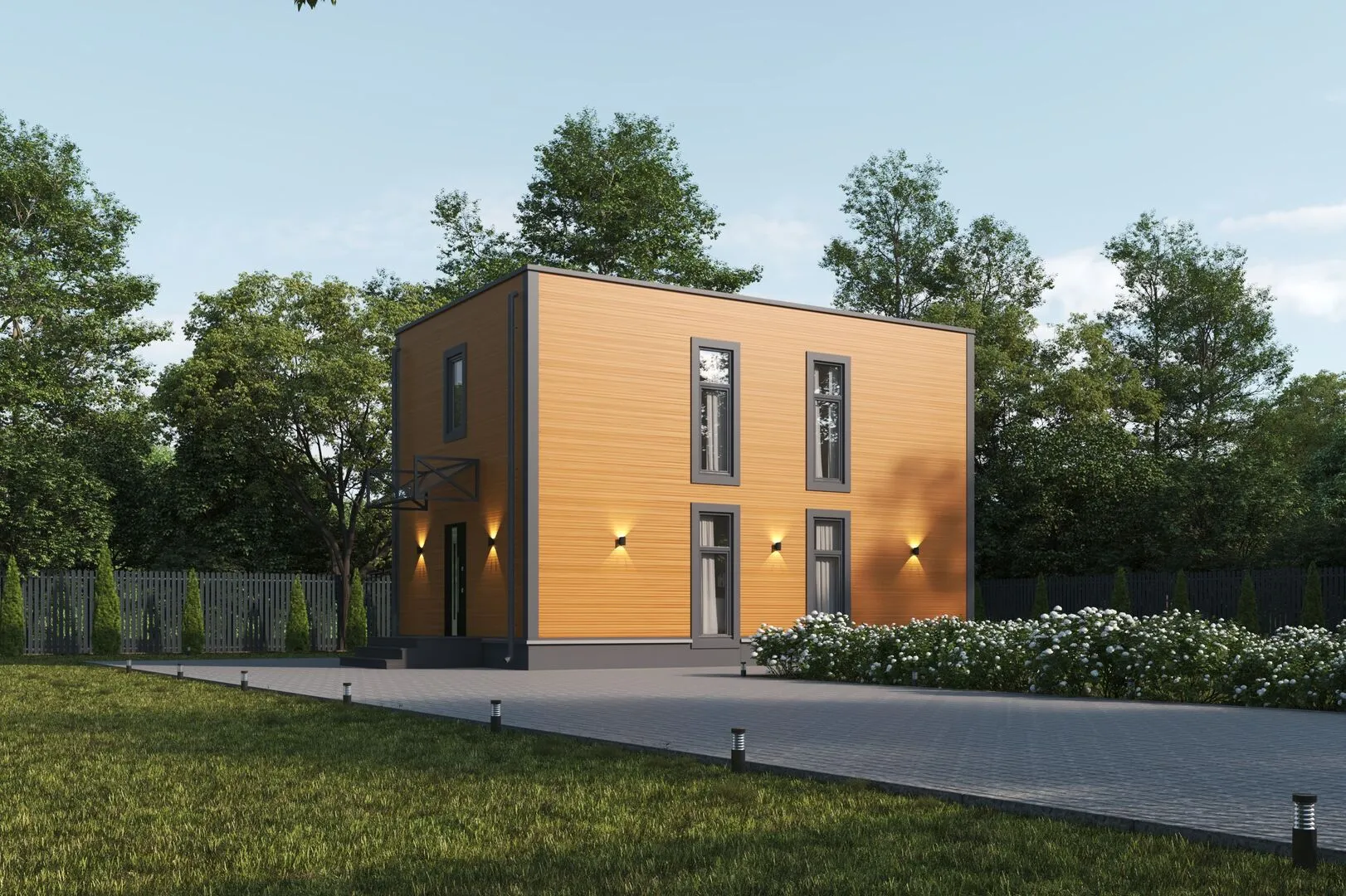 Быстровозводимый дом 