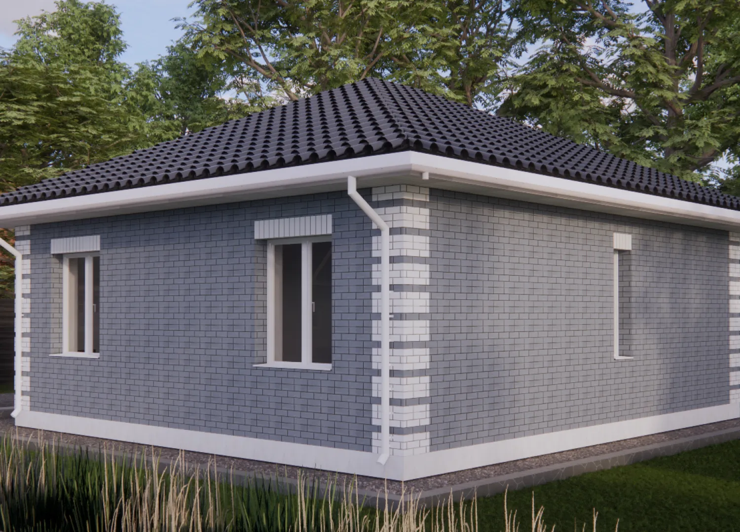 Одноэтажный дом Плутон 75