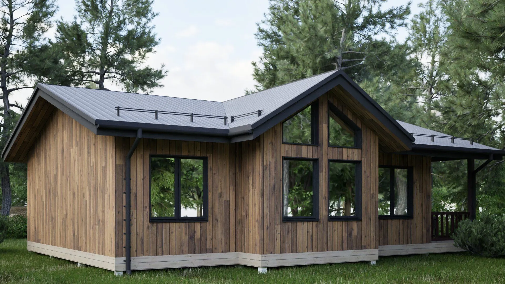 Каркасный дом BROWN