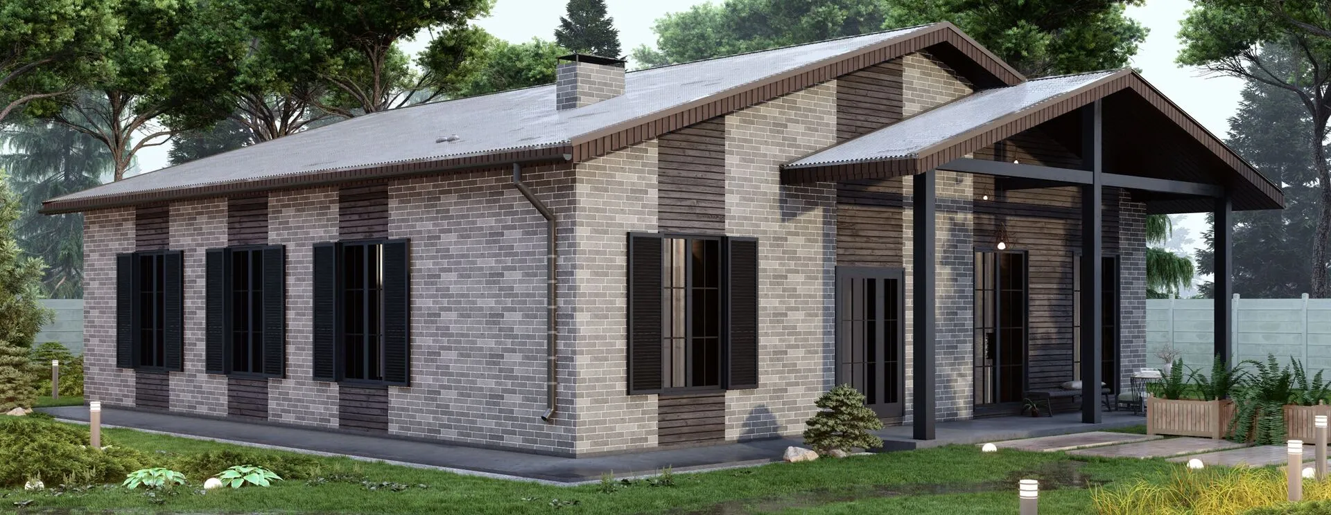 1-этажный жилой дом №11-09-24