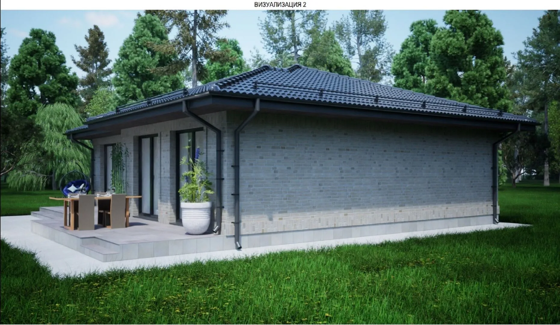 Индивидуальный жилой дом 90,25 кв.м.