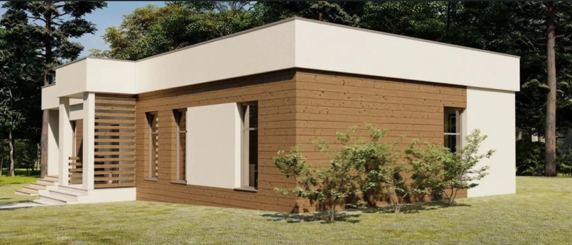 Одноэтажный дом К-134