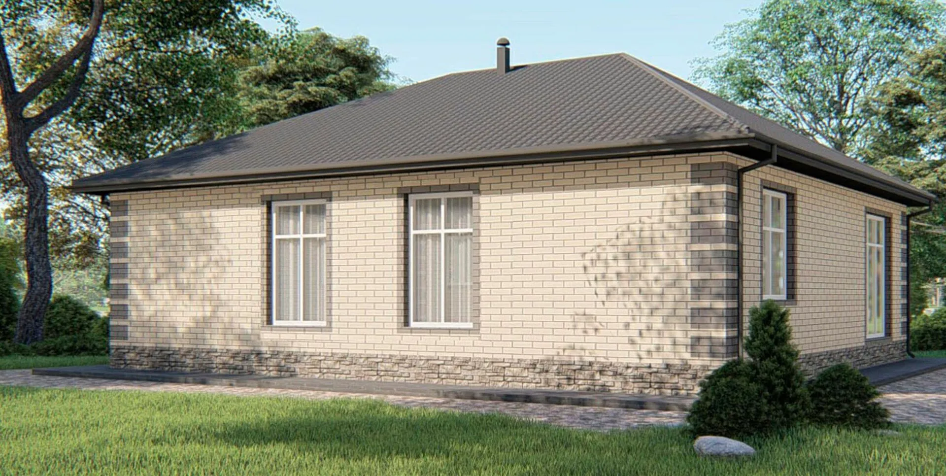 Проект одноэтажный №4