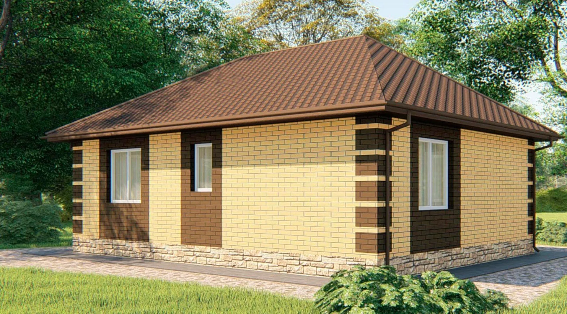 Проект одноэтажный №6