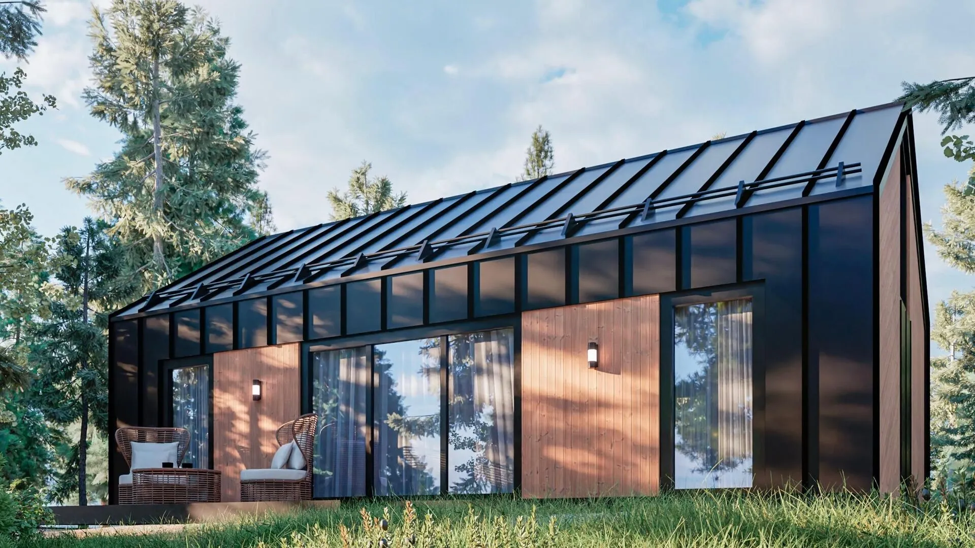 БарнХаус 9,6х6