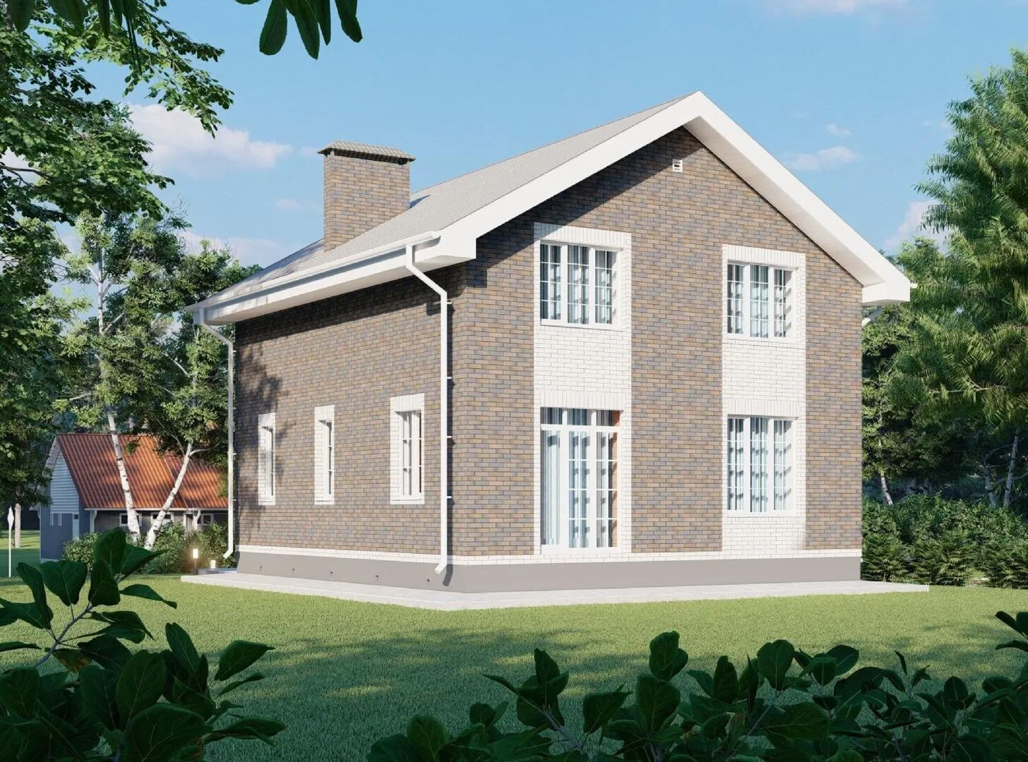 Дом с мансардой А-129