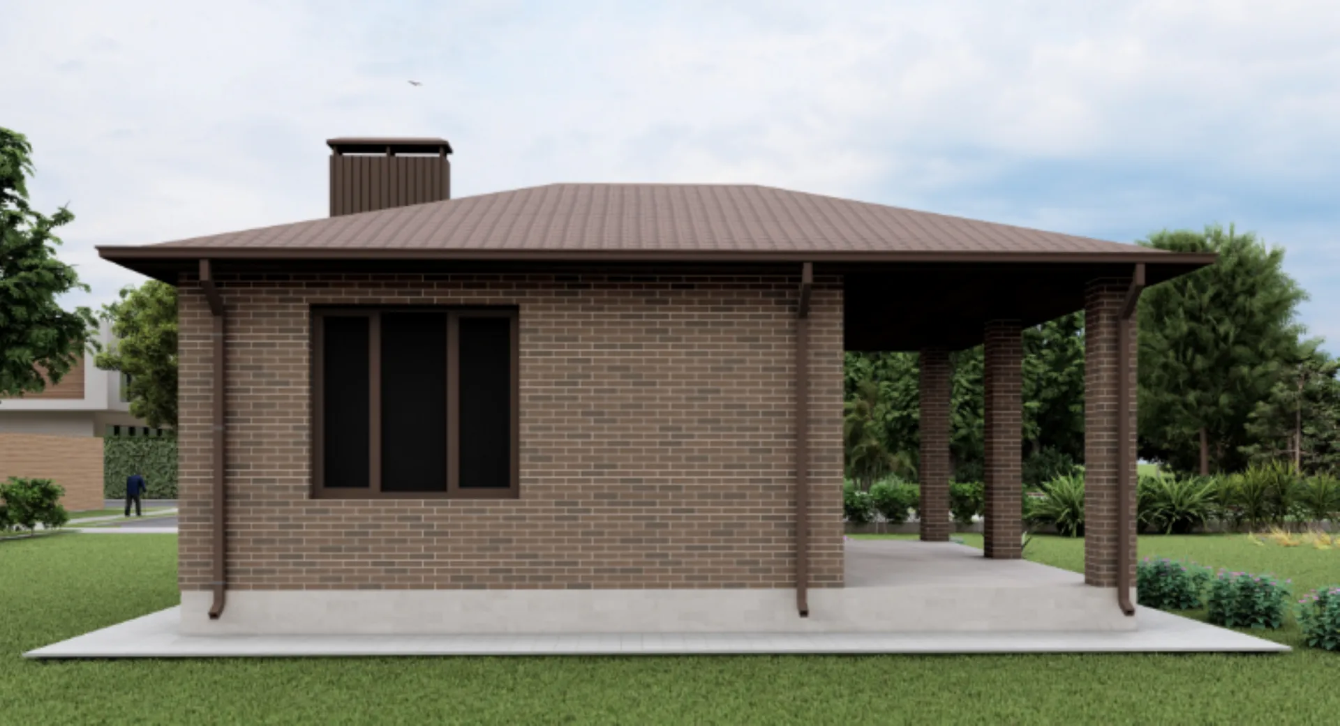 Индивидуальный дом 77м²