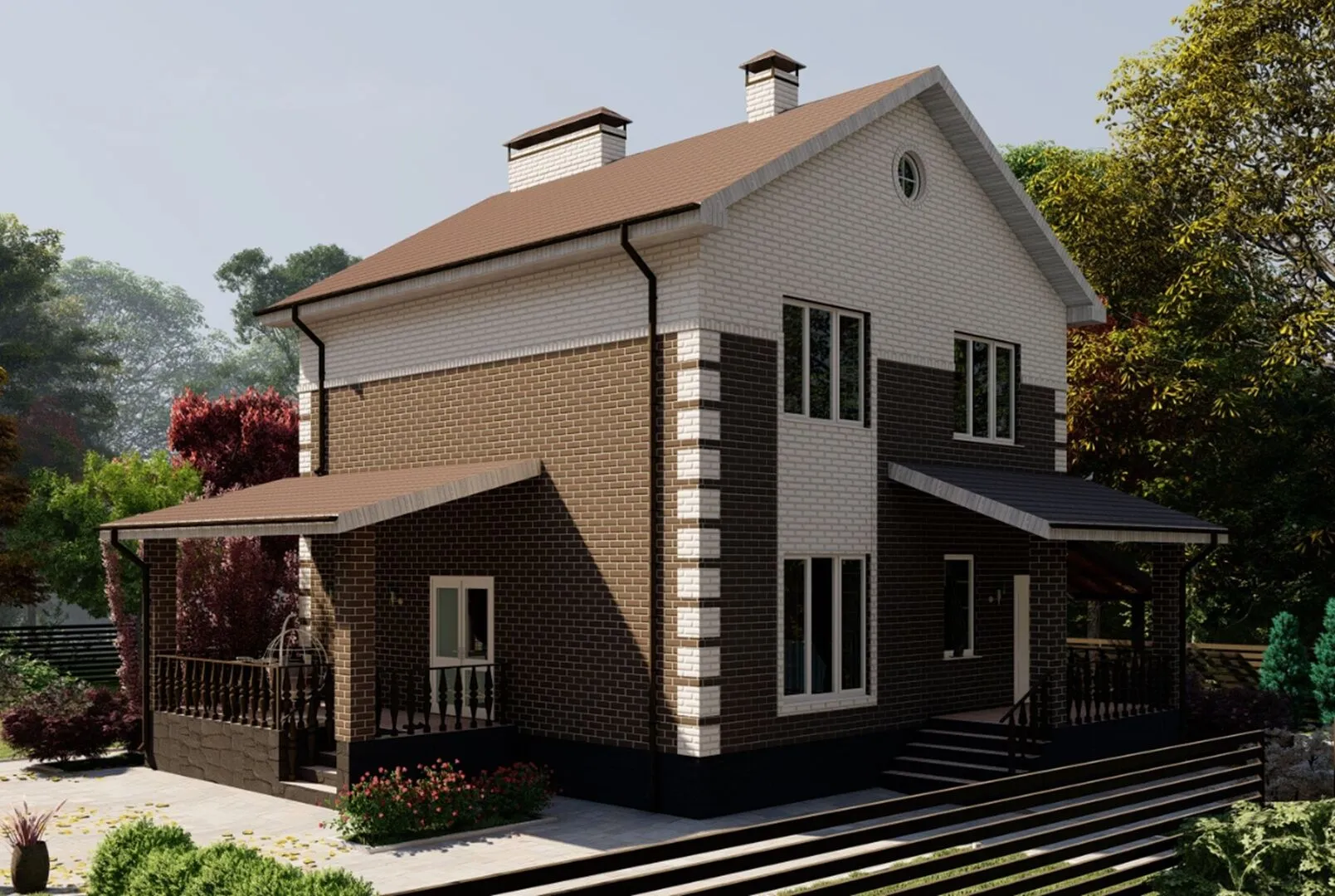 2х этажный жилой дом №10-06-21 ЭП