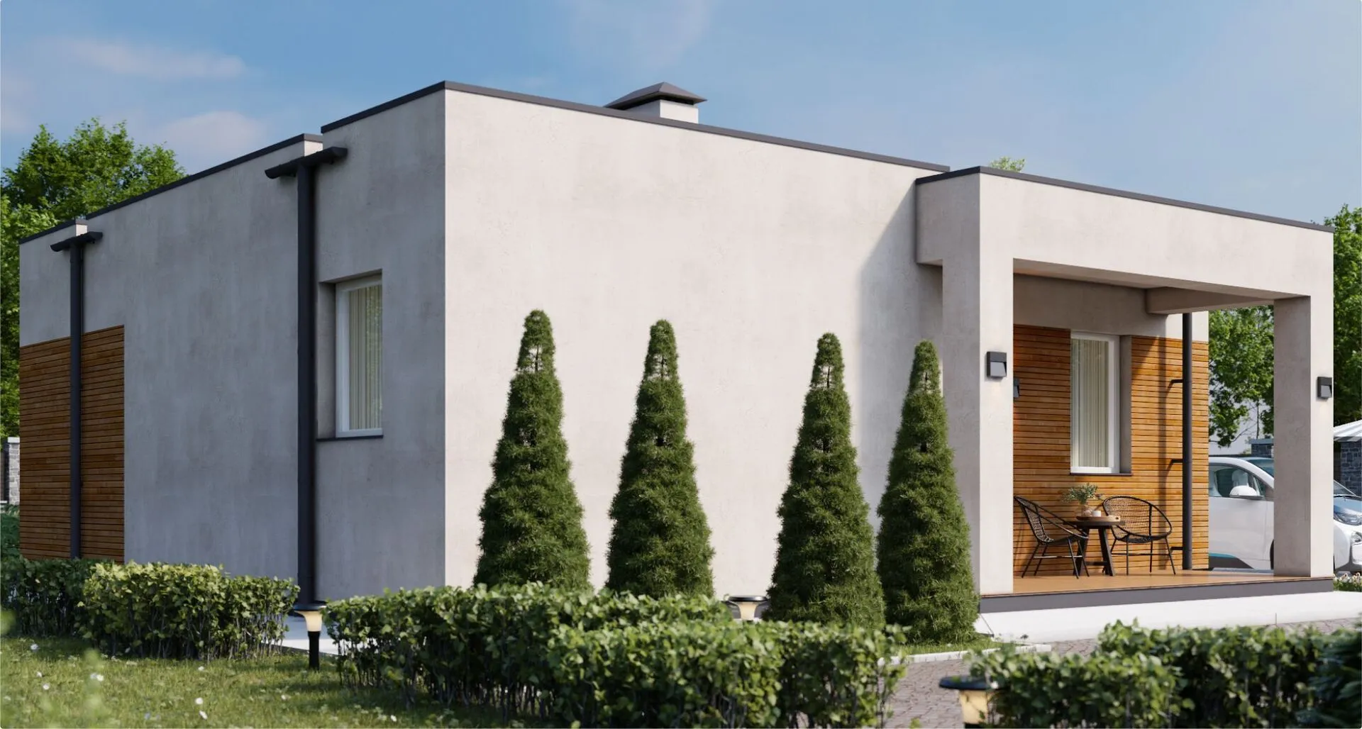 Одноэтажный дом 