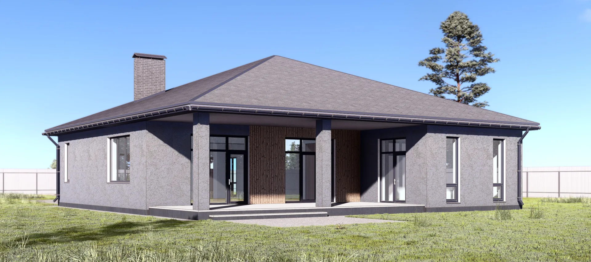 Проект загородного дома NHD-168