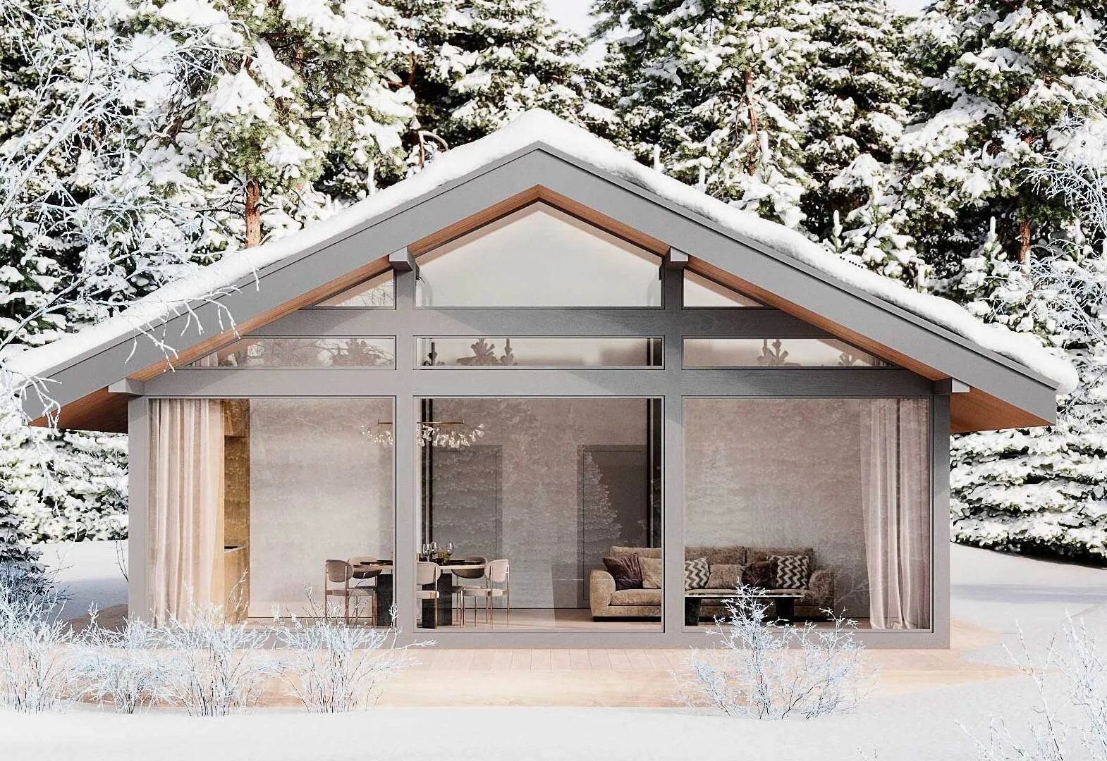 Одноэтажный дом Смарт 9х10