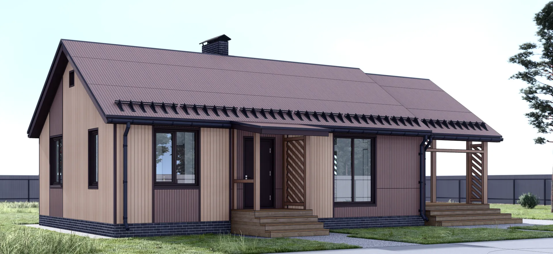 Проект загородного дома NHD-171