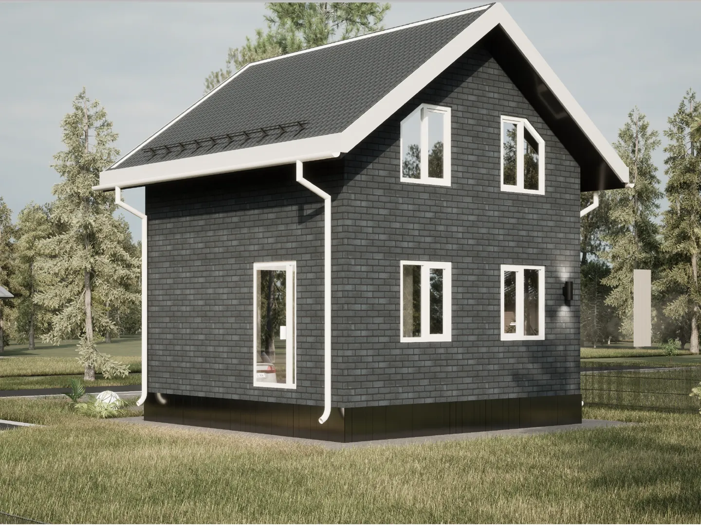 Двухэтажный дом FK-65