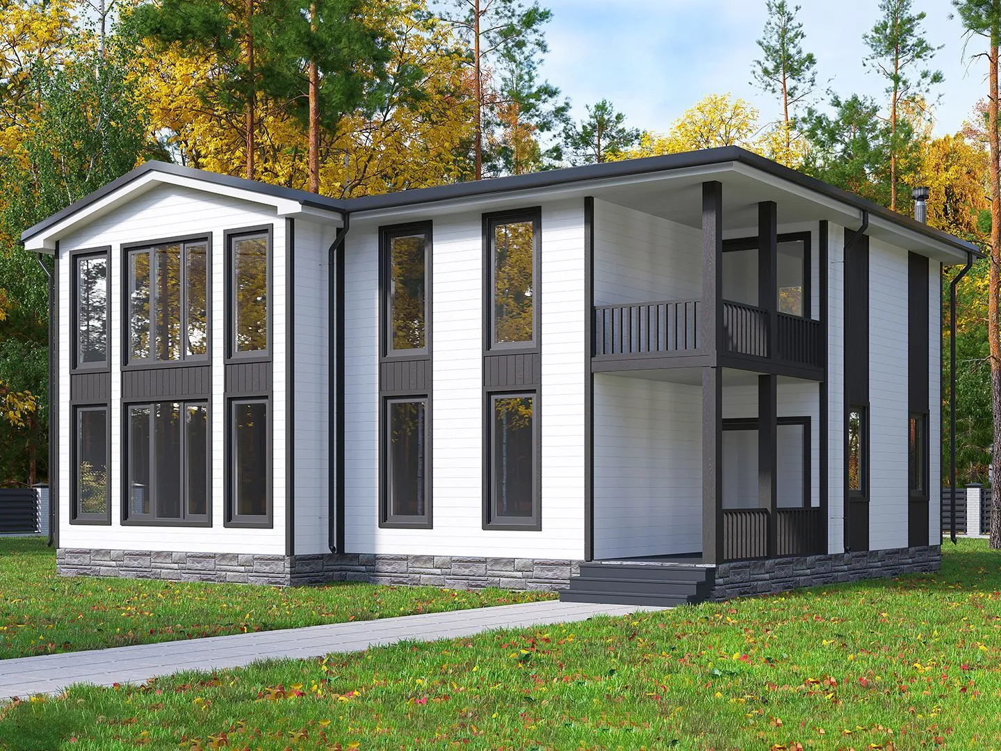 Каркасный дом по проекту Кёльн