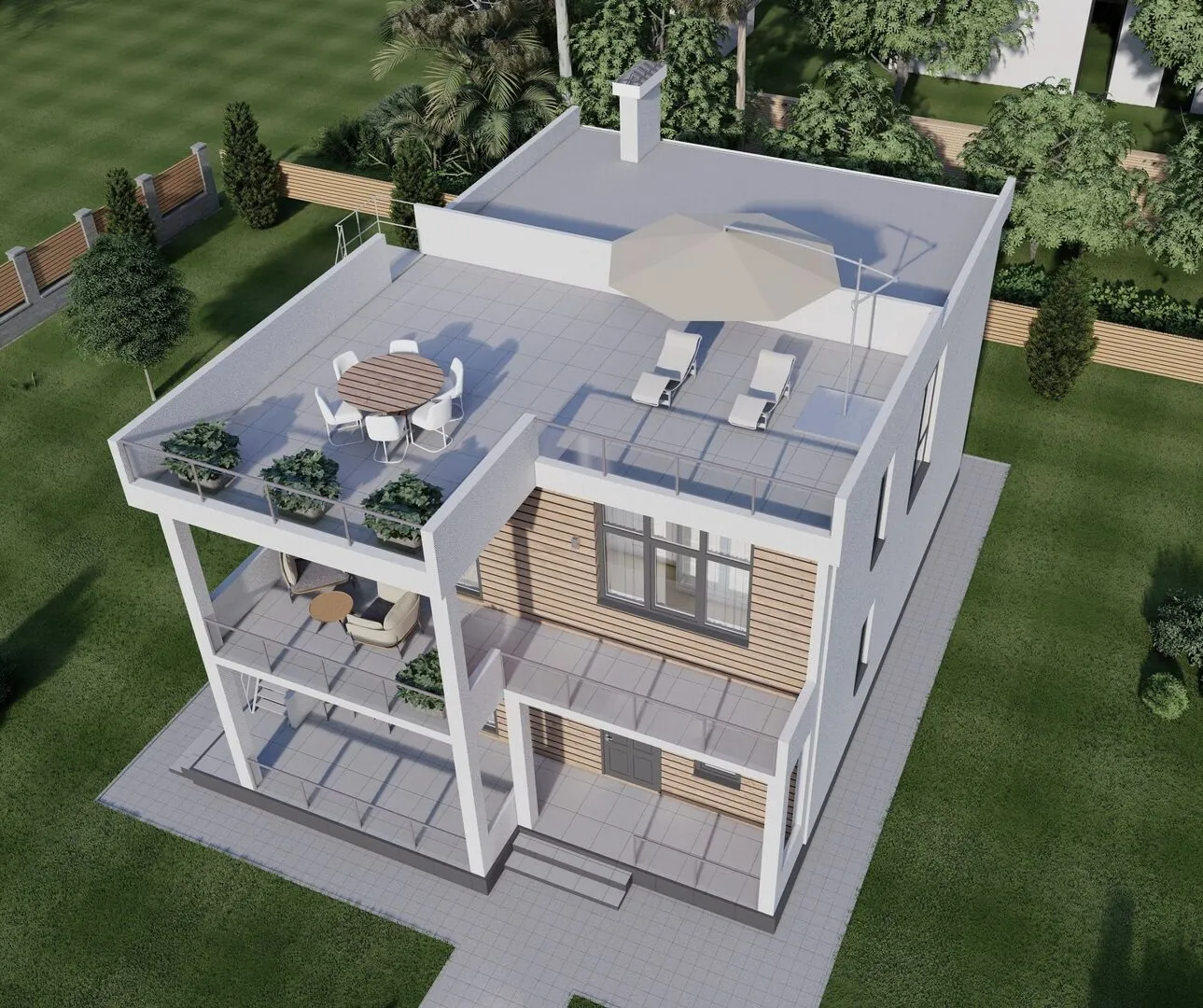 Проект двухэтажного дома 