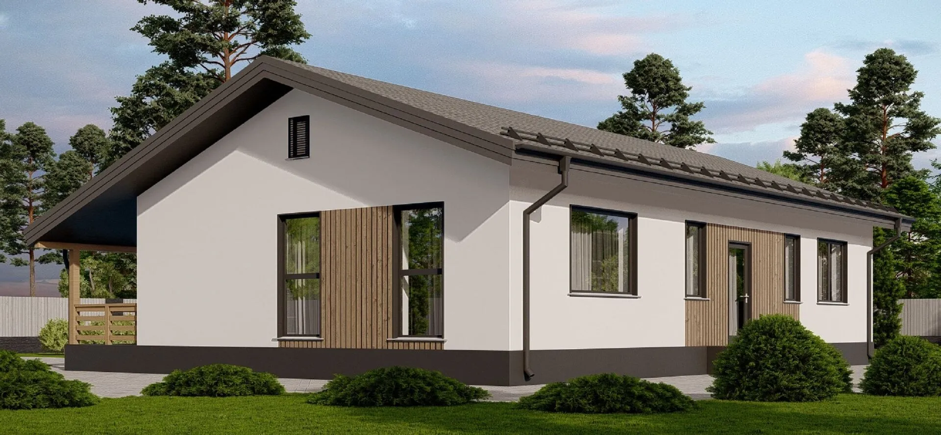 Одноэтажный дом М-152