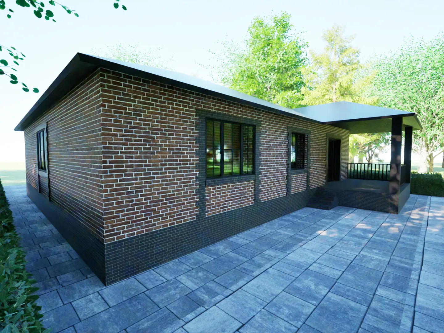 Проект одноэтажного дома Марсель