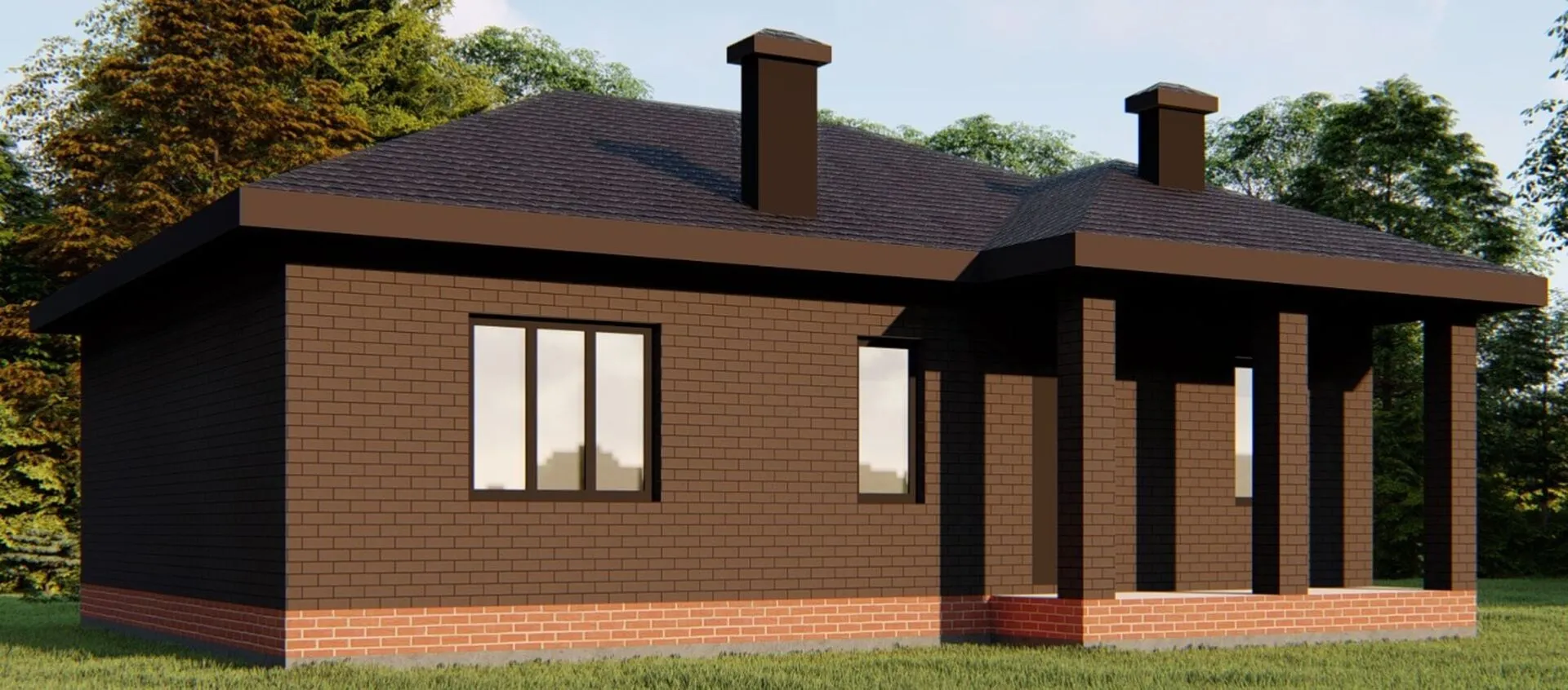 Кирпичный дом (Пятидворье)