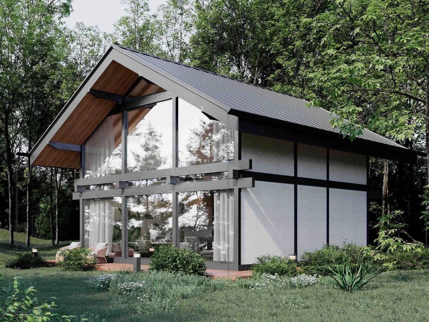 Двухэтажный дома Флагман мини