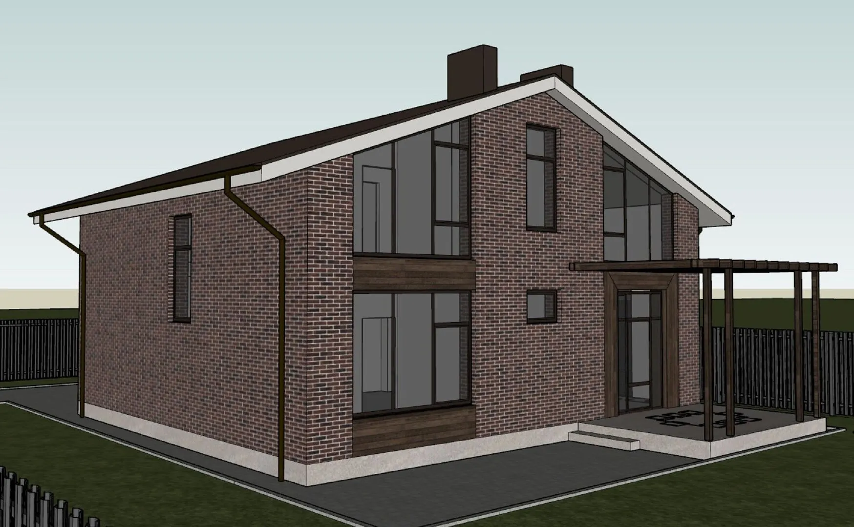 Современное шале №106