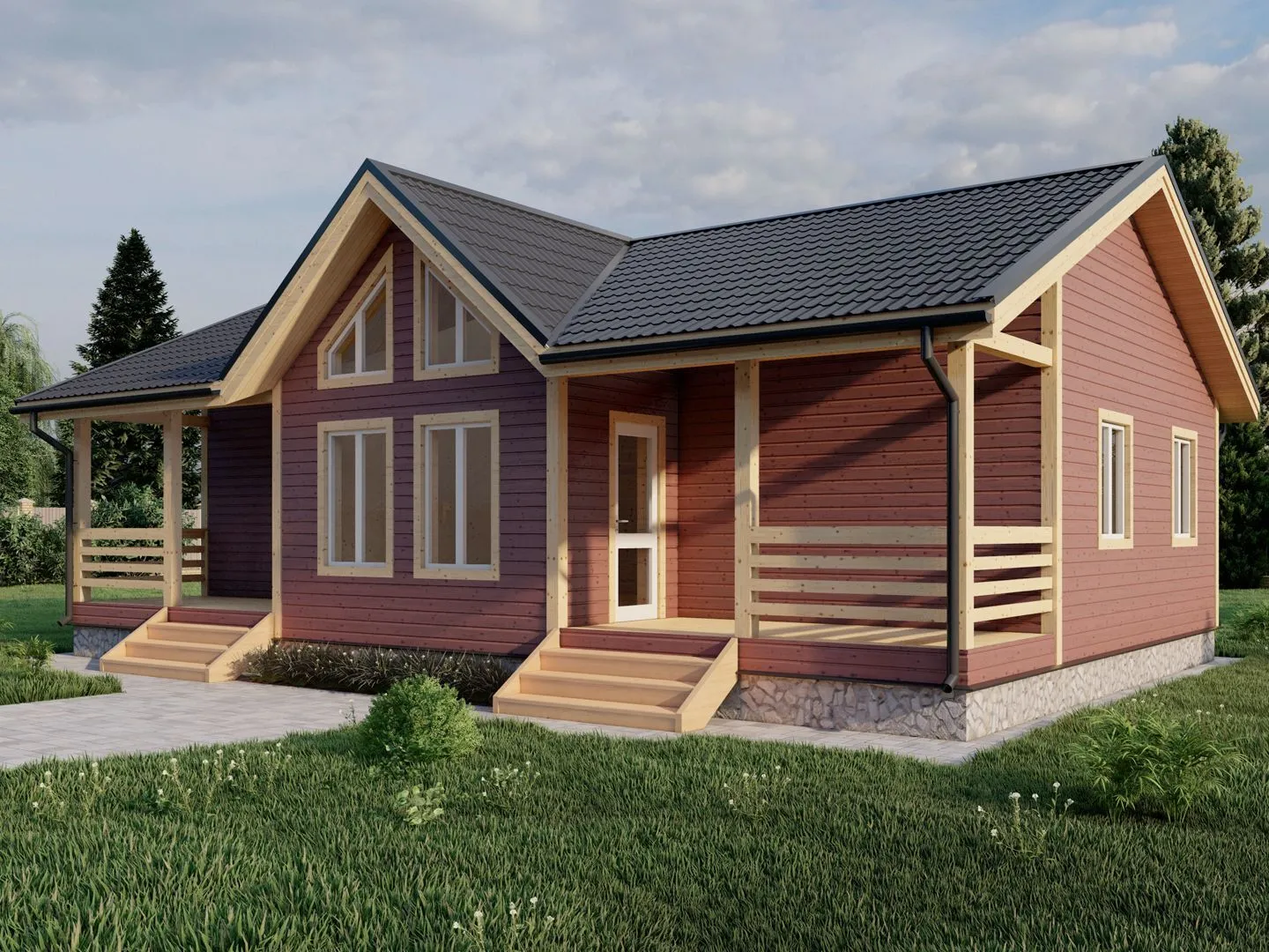 Загородный дом, проект 22