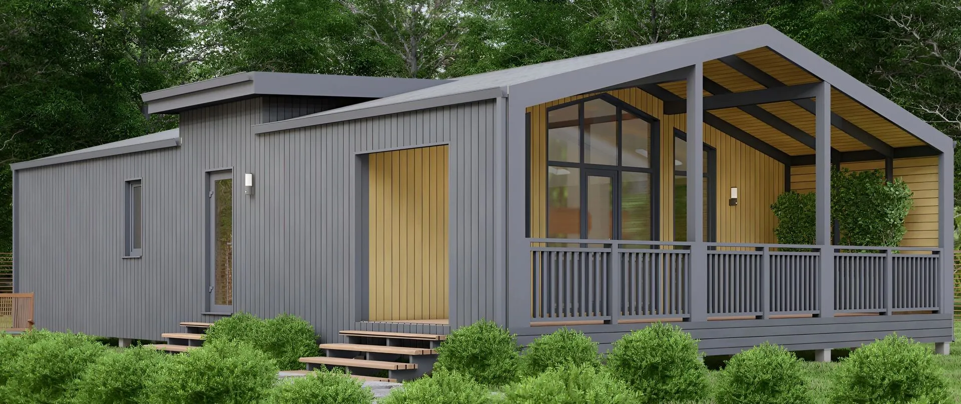 Одноэтажный барн Уют