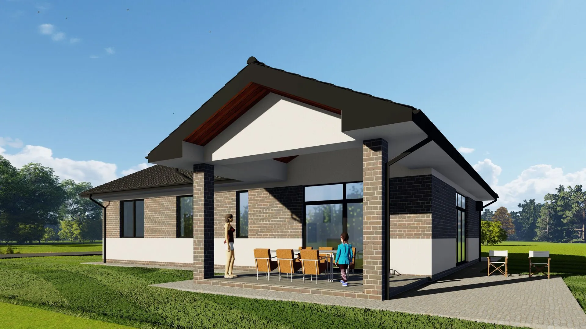 Одноэтажный дом DH 156,51