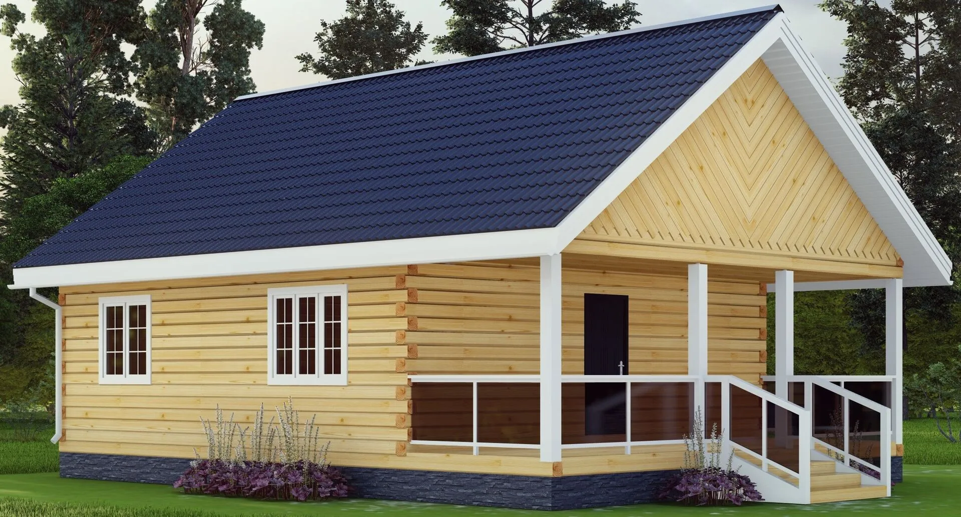 Одноэтажный дом УД4