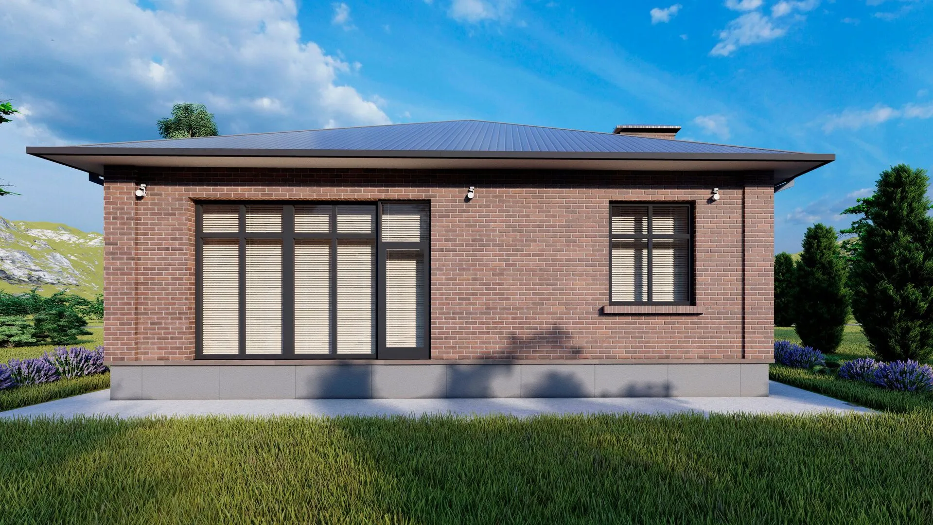 Индивидуальный жилой дом F050