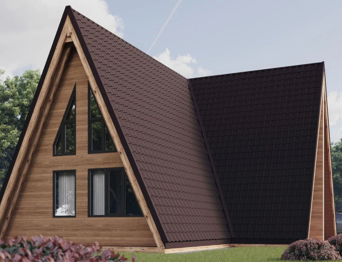 Двухэтажный А-фрейм СМ-14.1