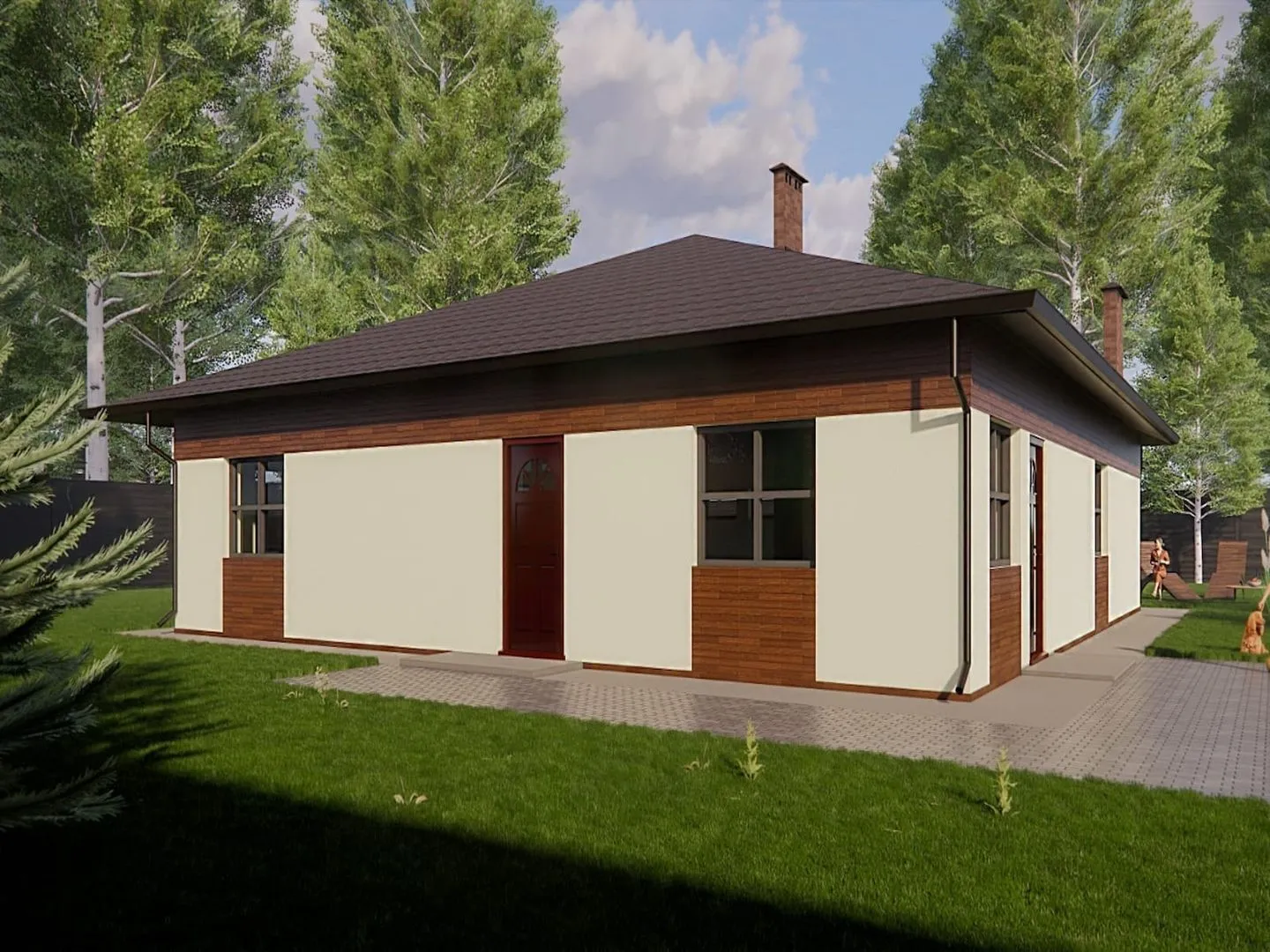 Дом из газоблока 87